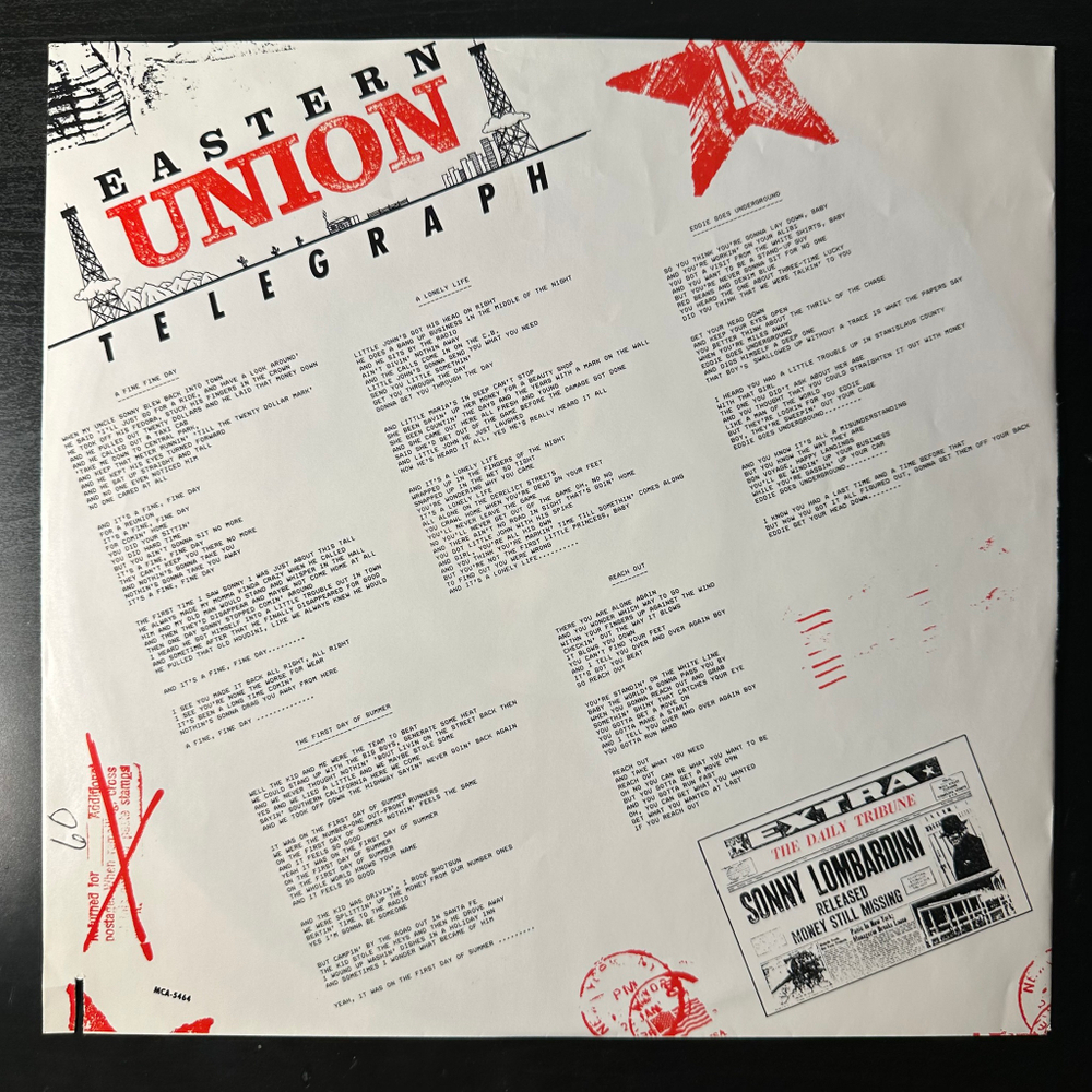 Tony Carey ‎– Some Tough City (США 1984г.)