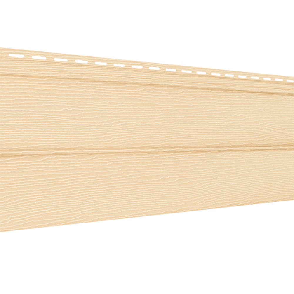 Сайдинг виниловый Ю-Пласт Classic Блок Хаус Кофе с молоком 3050х230 мм