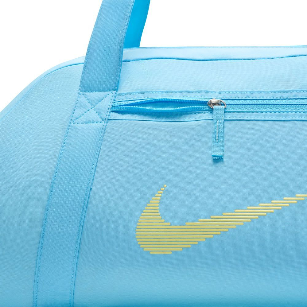 Сумка спортивная Nike Gym Club Duffel Bag - aquarius blue/light laser orange