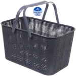 Корзинка хозяйственная «ФОЛЬК», цвет антроцитово-серый , 28.5*17.5*16см (лейбл)