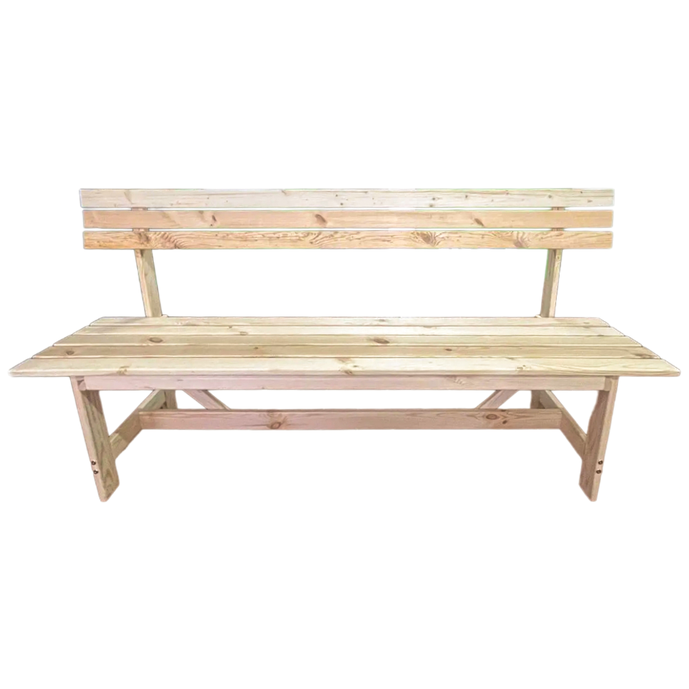 Лавочка садовая со спинкой DYATEL Кострома со спинкой 1780мм