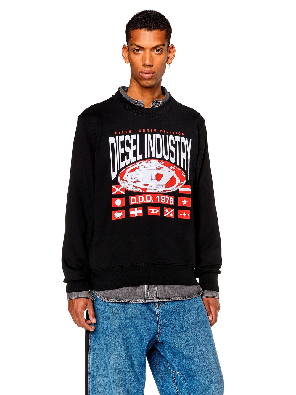 Свитшот Diesel S-GINN-L4 Black