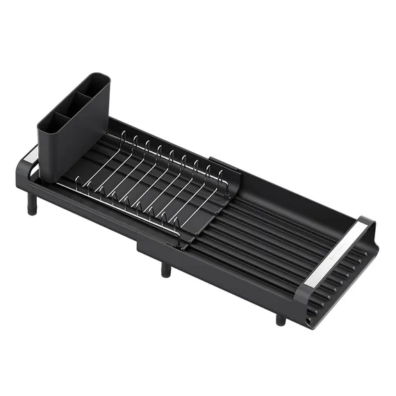 Сушилка для посуды atle раздвижная малая, черная