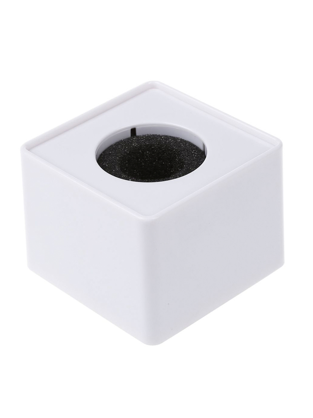 Реквизит для мероприятий - КУБИК для брендирования микрофона (без нанесения логотипа) - БЕЛЫЙ