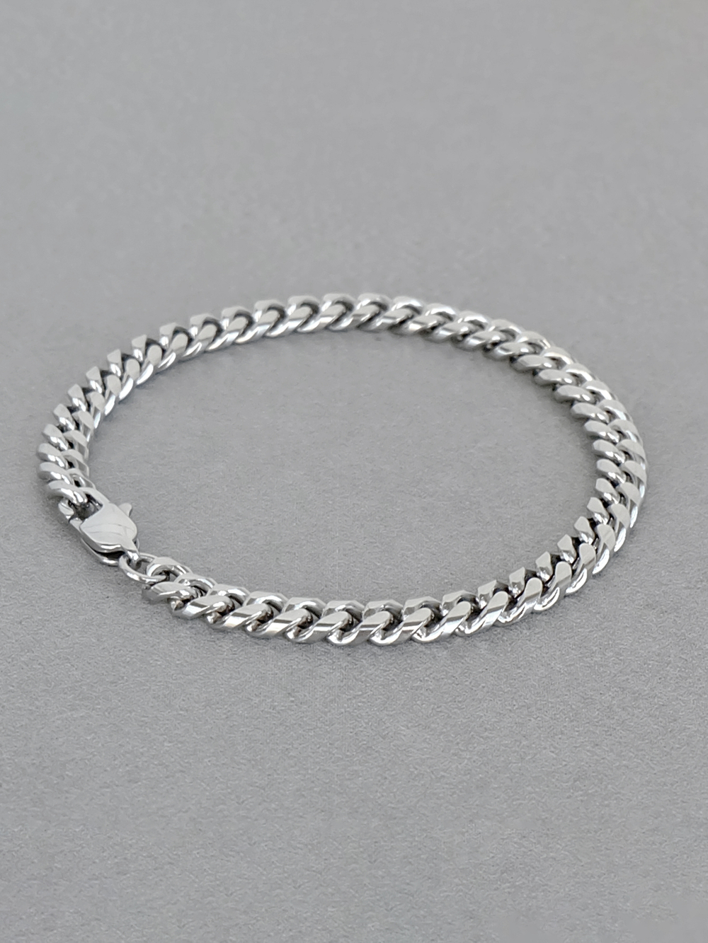 Мужской браслет из стали, панцирное плетение