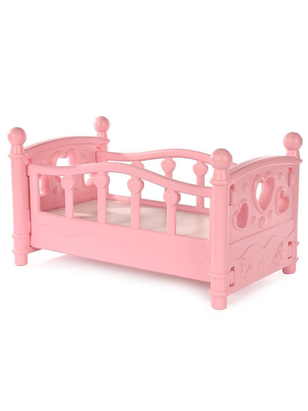 Кроватка для кукол пластм. (37*21*21 см), сетка