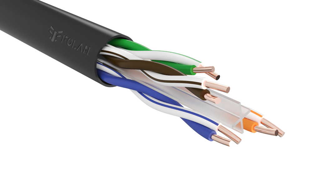 FOLAN U/UTP Cat 6 PE 4х2х0,57