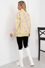 Джемпер (желтый/принт) Б11-256/3 Nikol (Акция)