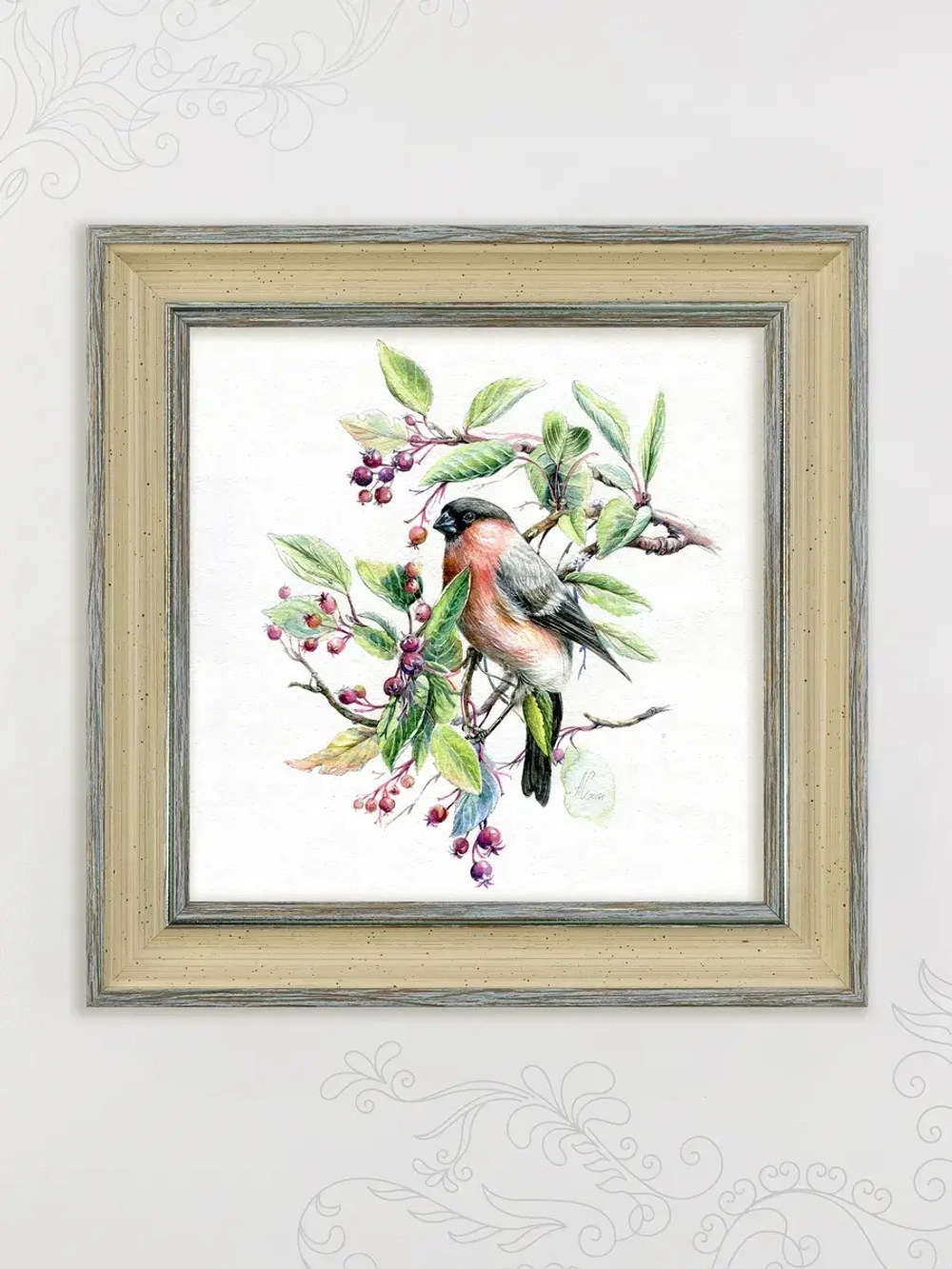 Картина настенная интерьерная на холсте в раме