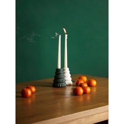 Подсвечник Nordic mood белого цвета из коллекции New Year Essential, 11,5 см