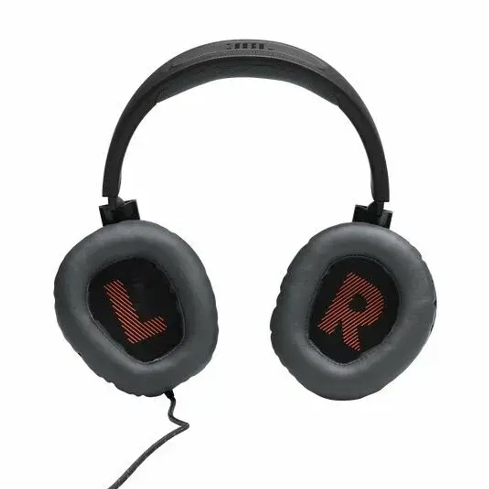 Компьютерная гарнитура JBL Quantum 100, черные, игровые наушники проводные