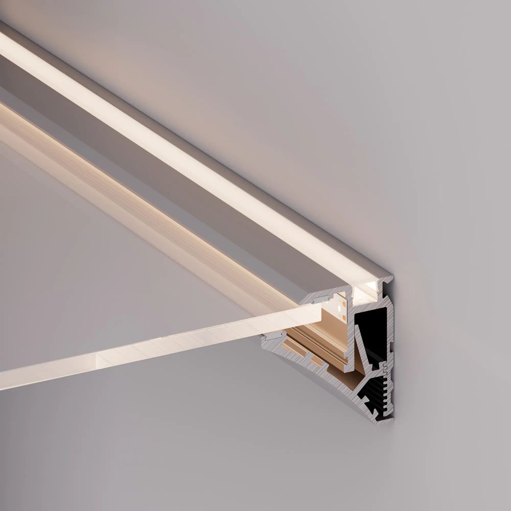 Профиль SHELF-600-2000 ANOD (Arlight, Алюминий) 060498