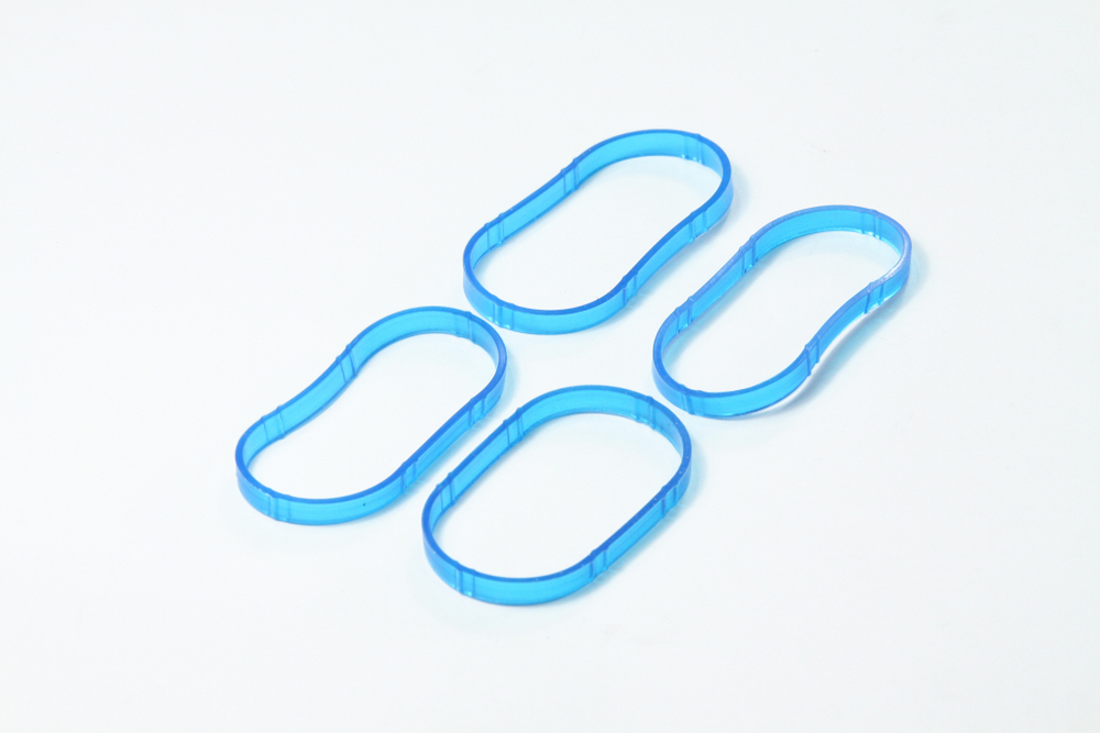 Прокладка коллектора Лада-Ларгус, Logan, Sandero 16 кл. (впускной) комплект, синий силикон (ПТП64)