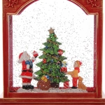 Сувенир с подсветкой «Новогоднее счастье»16.6*8.6*28.6 см, микс (питание от USB и батареек)