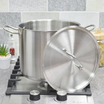 Кастрюля 7л, нерж.сталь, d22см, h18см, тройное дно, индукция, мерная шкала, "PROFESSIONAL" Luxaro