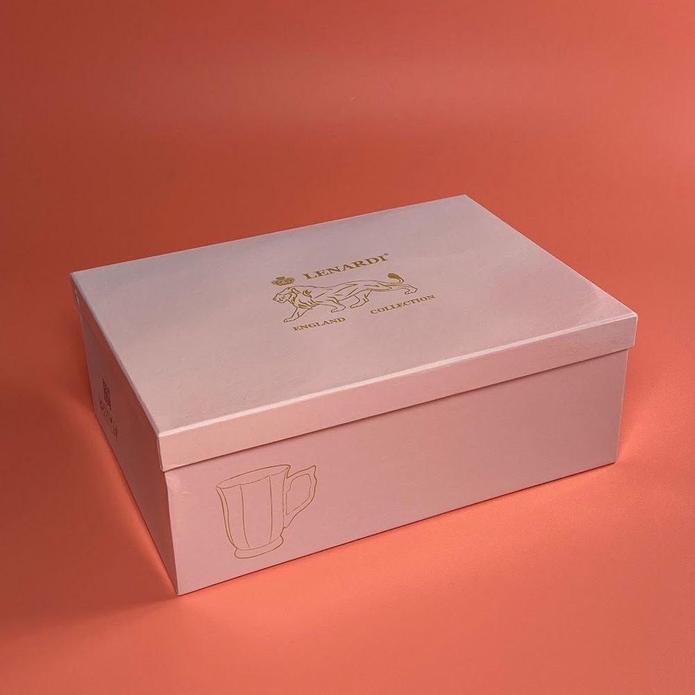 Lenardi 164-005 Набор из 6 кружек 350мл в под.уп.(х8)Фарфор