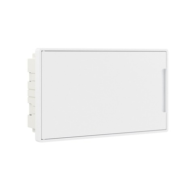 Щиток 18 мод встраиваемый FRAME, белый, с белой дверцей, с 2-мя шинамиPEN на 8 и 10 отв.