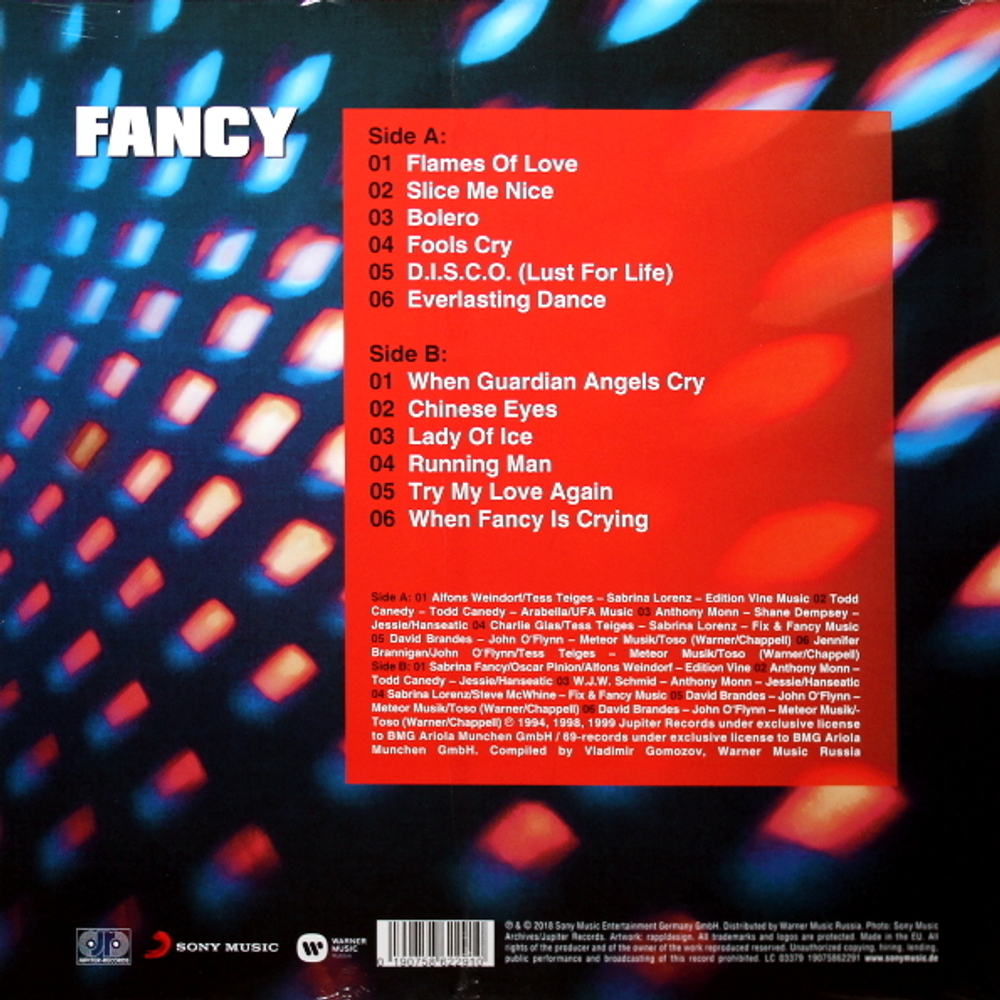 Fancy / The Best Of - 30 Years (Exclusive In Russia)(Coloured Vinyl)(LP)