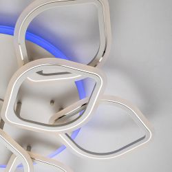 Citilux Ромби Смарт CL236A190E RGB Умная люстра Белая