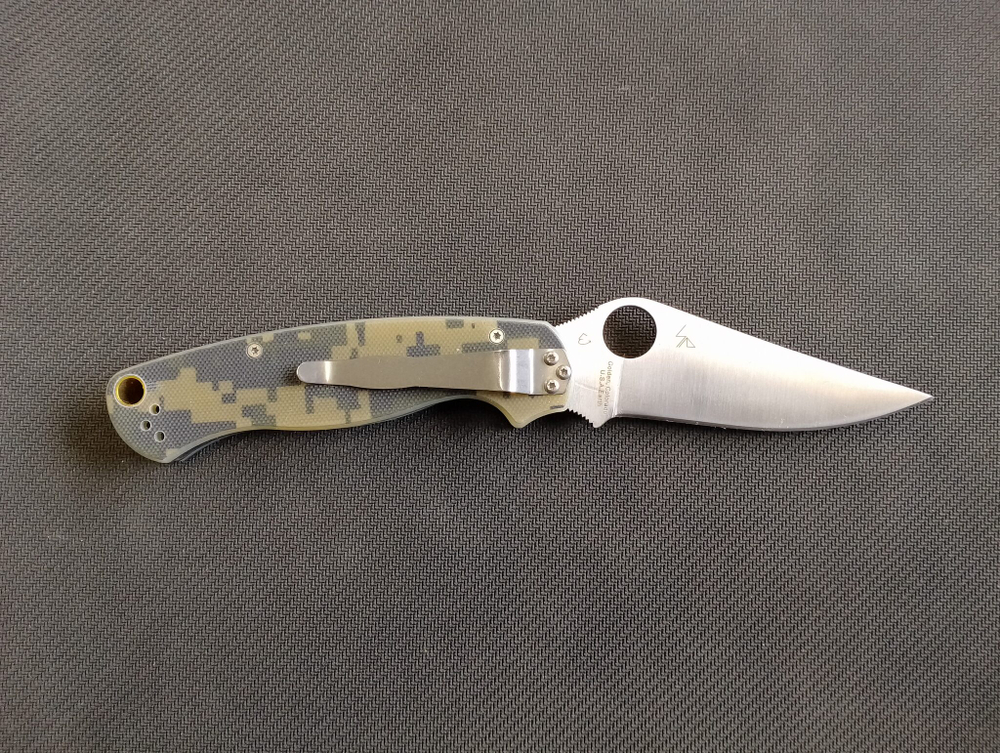 Нож складной по типу spiderco military (рукоятка G-10, сталь 440с) M