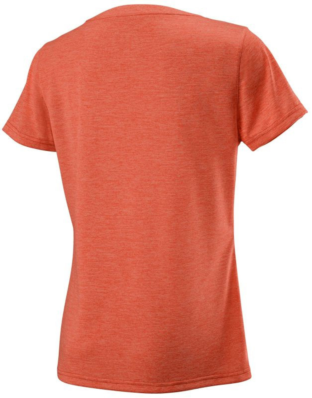 Женская футболка теннисная Wilson Uwii Script Tech Tee - pro staff red