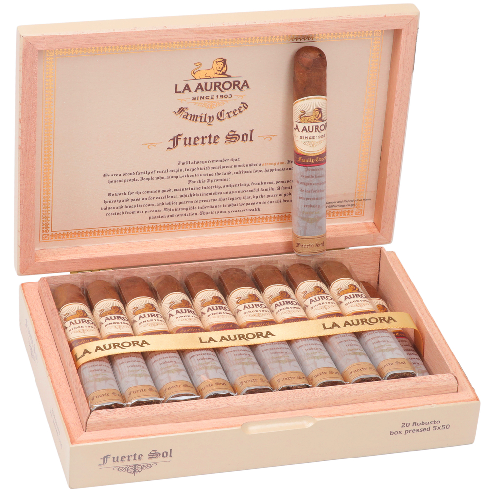 La Aurora Family Creed Fuerte Sol Robusto