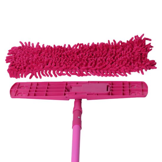 Швабра-флаундер с насадкой из микрофибры 40 см. Valsar VS-0009 и телескопической рукояткой 127 см