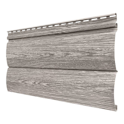 Сайдинг Tecos Lux Двойной оцилинд. брус Алтайская берёза 3660х230 мм