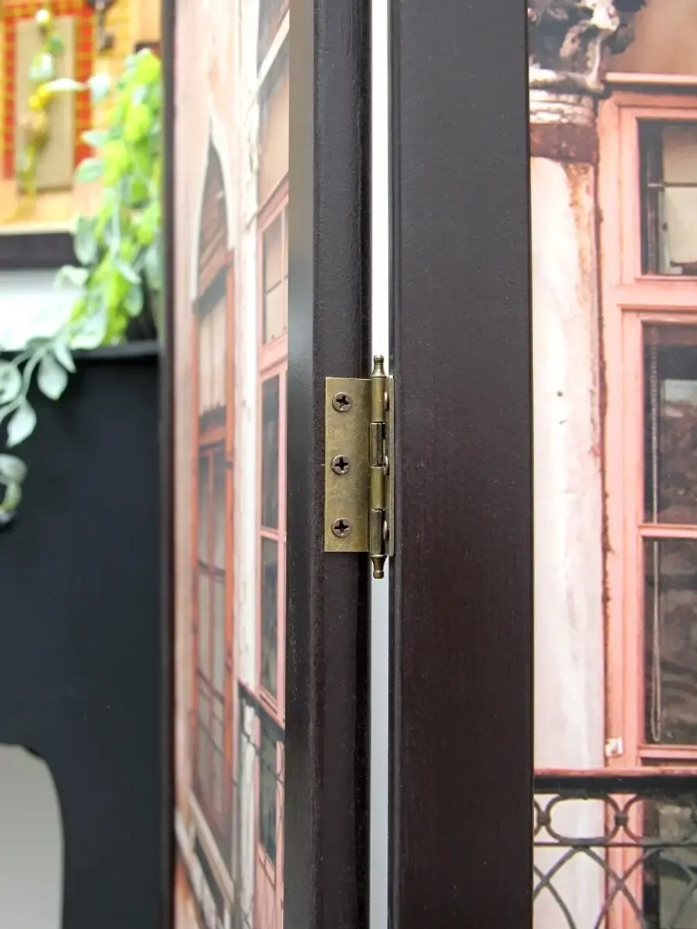 Ширма из массива дерева "Птички" 180см