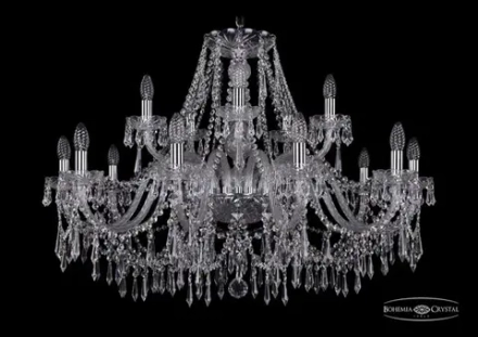 Подвесная люстра Bohemia Ivele 1403/10+5/360/Ni