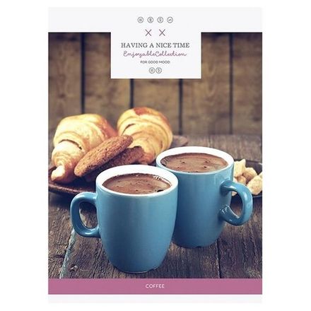 Тетрадь 80л, А4, линия, ПЗБМ Французкий завтрак, ВД-лак