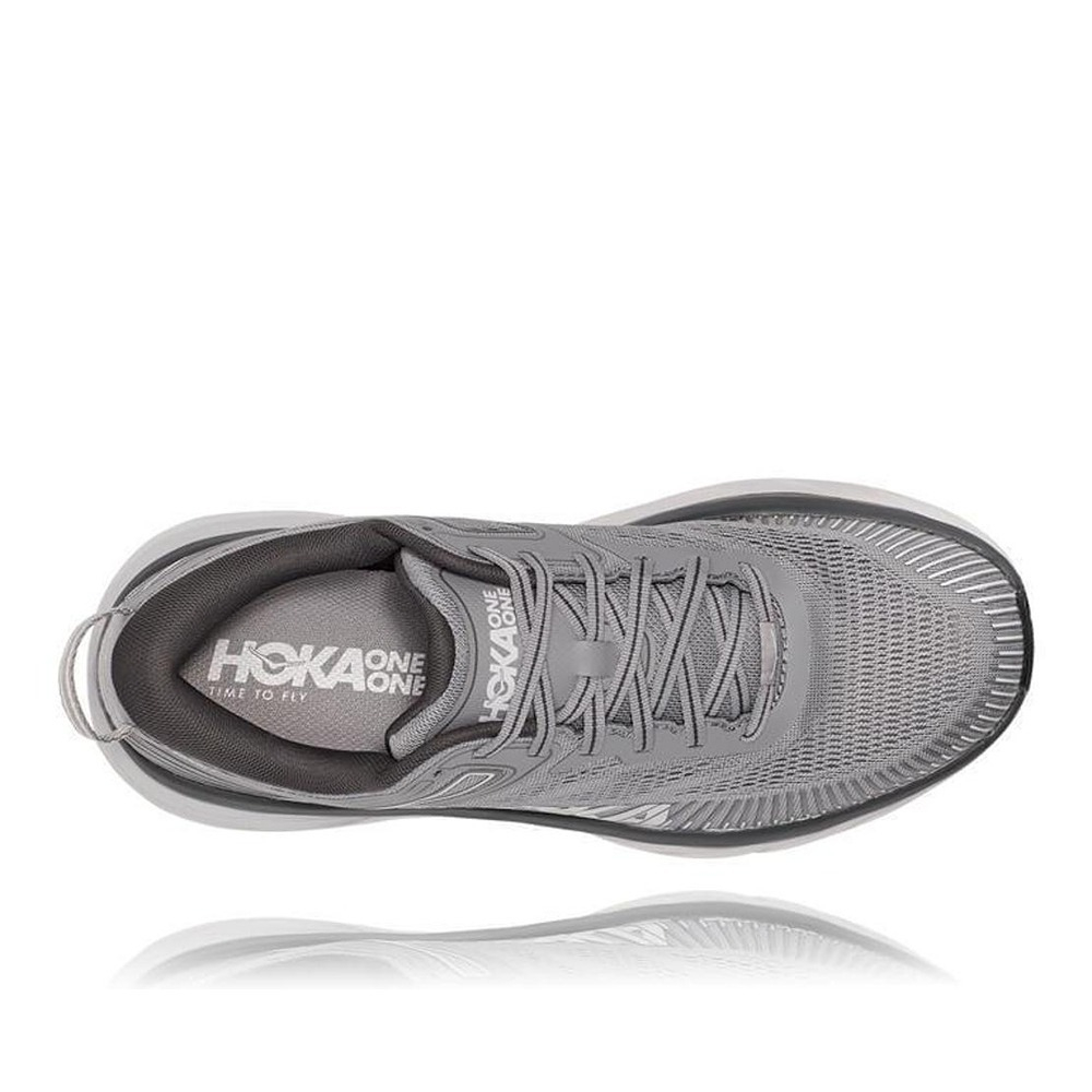 Кроссовки мужские HOKA M BONDI 7 Wild Dove / Dark Shadow Grey