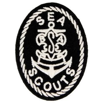 Нашивка - Sea scouts (белый)