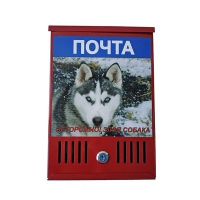 Почтовый ящик с замком  ФОТО синий (Миасс)