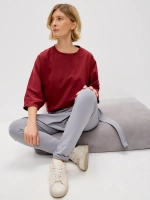 Футболка оверсайз большие размеры летучая мышь