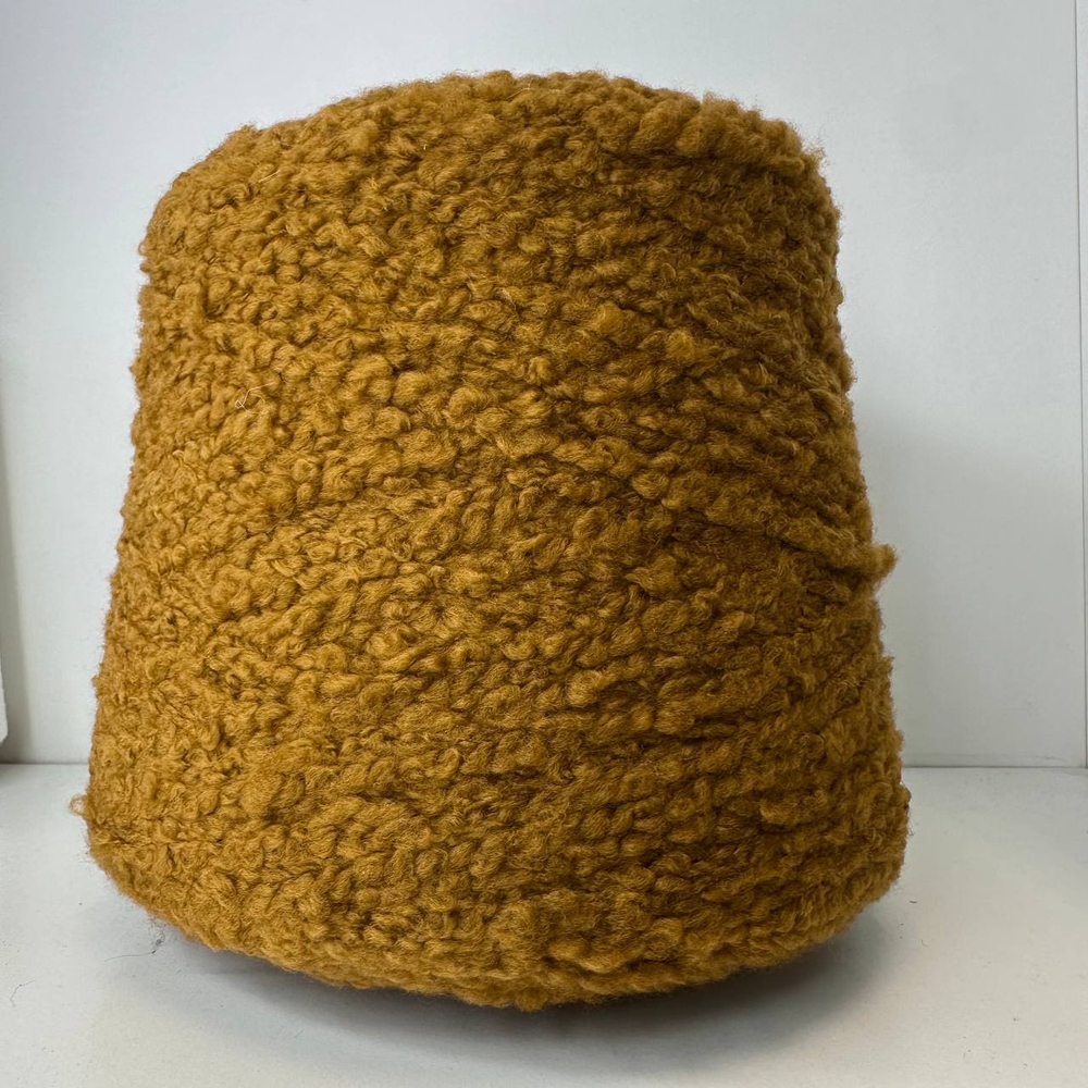 MEATBALLS - Millefili; 100% меринос; 140м/100гр; Букле; col. 35121, цвет: викунья, яркая охра; S