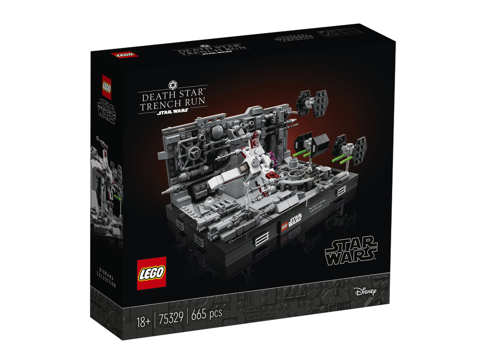 LEGO Star Wars 75329 «Диорама: Пролет над Звездой Смерти» — коллекционный набор для фанатов космической саги
