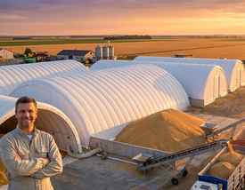 Ангары и силосы для хранения зерна: когда пневмоангар выгоднее