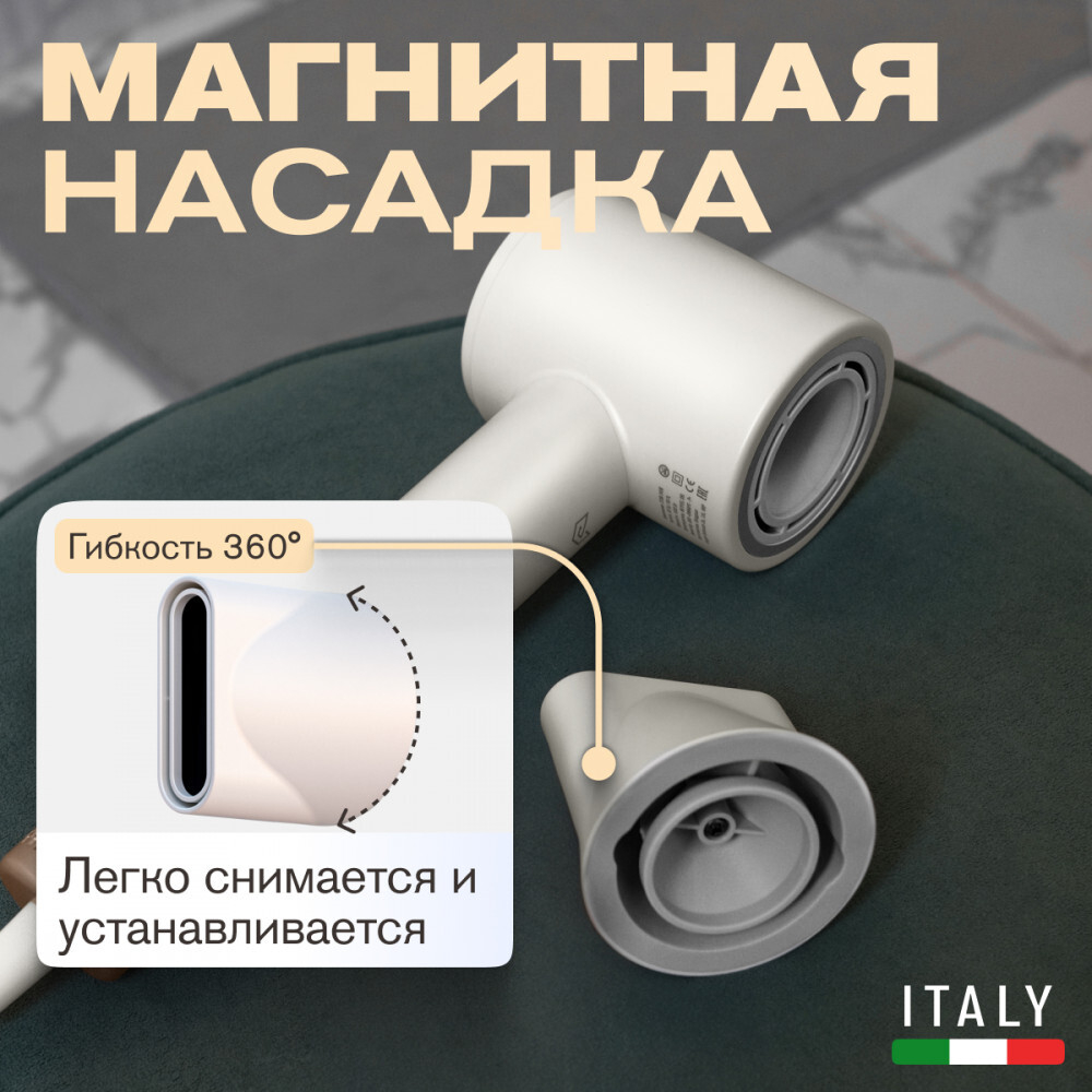 Фен для волос Meyvel MF9-1600 (Jade White)