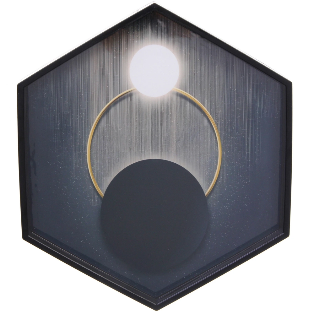 Часы настенные + пано 2шт «HOME STYLE» Незнакомка, черный корпус