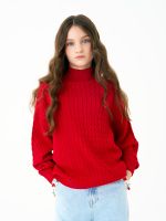 Джемпер для девочки AT1277 красный