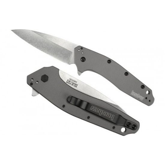 Складной нож KERSHAW Dividend 1812GRY c клинком из стали 420HC, рукоять алюминий