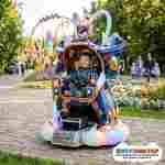 Детский электромобиль «Воин», стеклопластик, LED, 1,67×1,41×2,56 м
