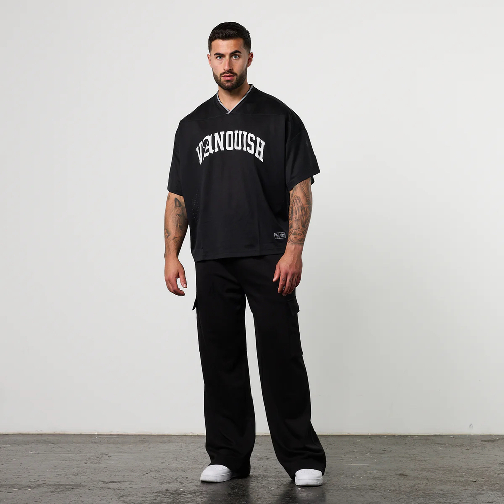 Футболка VANQUISH Varsity Oversized Jersey Black