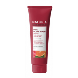 Evas Naturia Pure Body Wash Cranberry & Orange гель для душа с фруктовым ароматом сладкого апельсина, клюквы и зеленого яблока