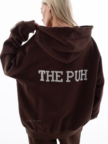 Спортивный костюм шоколадного цвета с лого