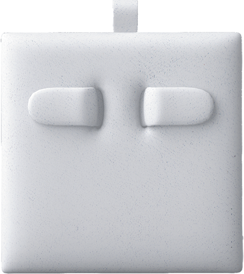 Вкладыш 04/горизонтальный/для серег/2 язычка/петелька