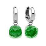 Серьги Qudo Firenze peridot 300159 G/S