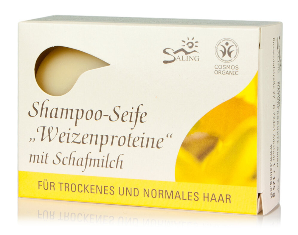 Мыло-шампунь Saling с протеином пшеницы, 125 гр