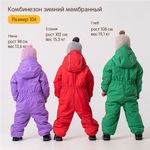 Комбинезон зимний "Клевер" для мальчиков